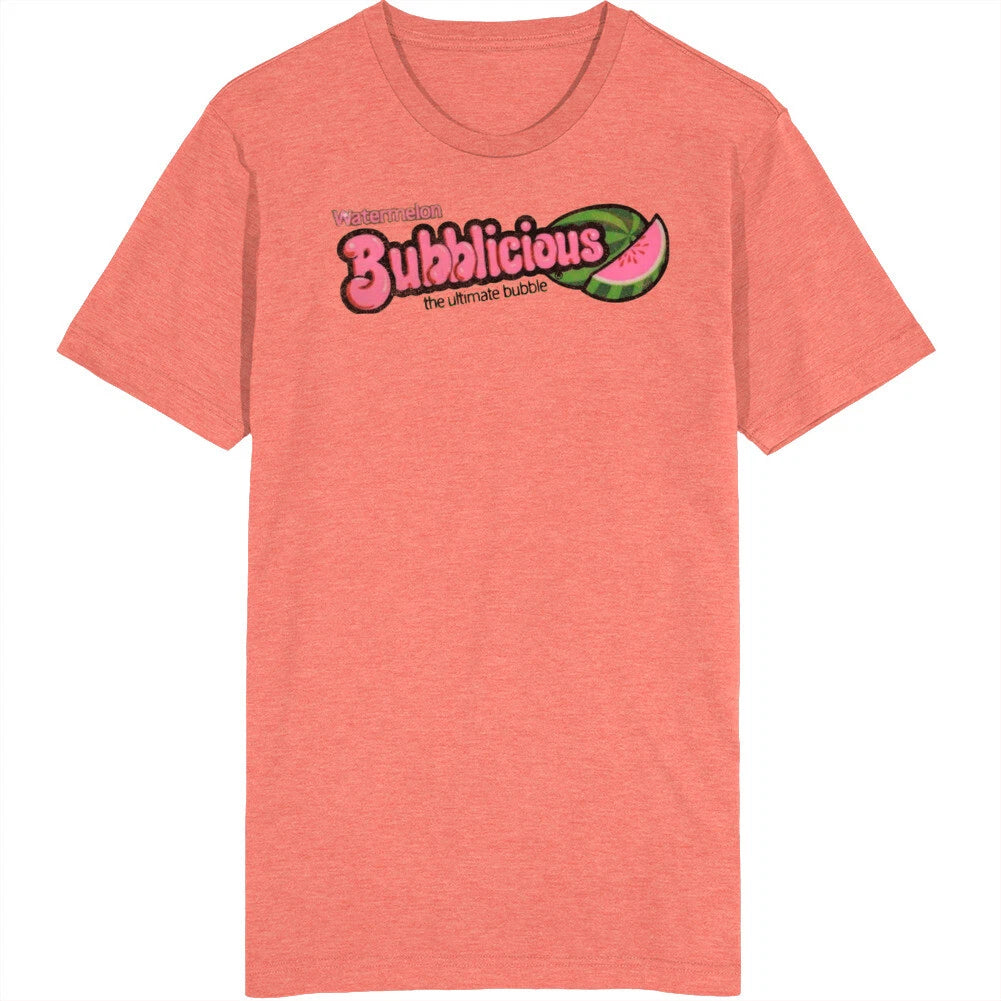 Watermelon Bubblicious Bubble Gum Retro T Shirt