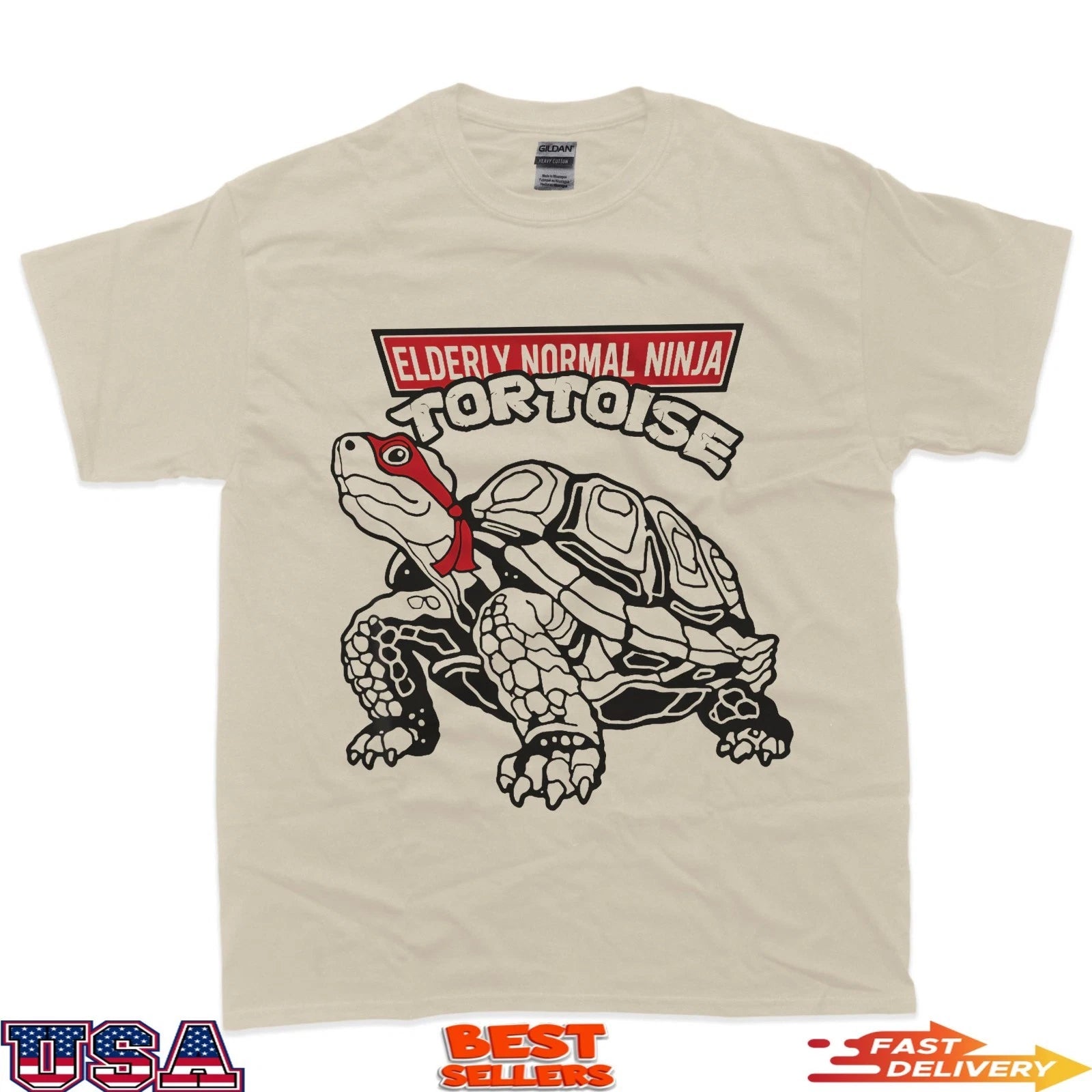 Elderly Normal Ninja Tortoise T-Shirt