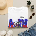 Akiti Graffiti Text T-Shirt | Colorful Street Art Lettering