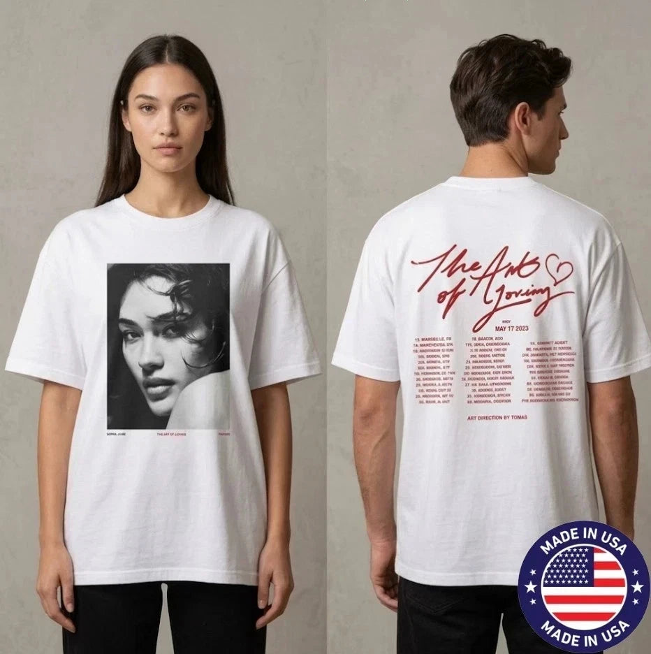 Olivia Dean The Art of Loving 2026 Tour Dates Two-Sided T-Shirt