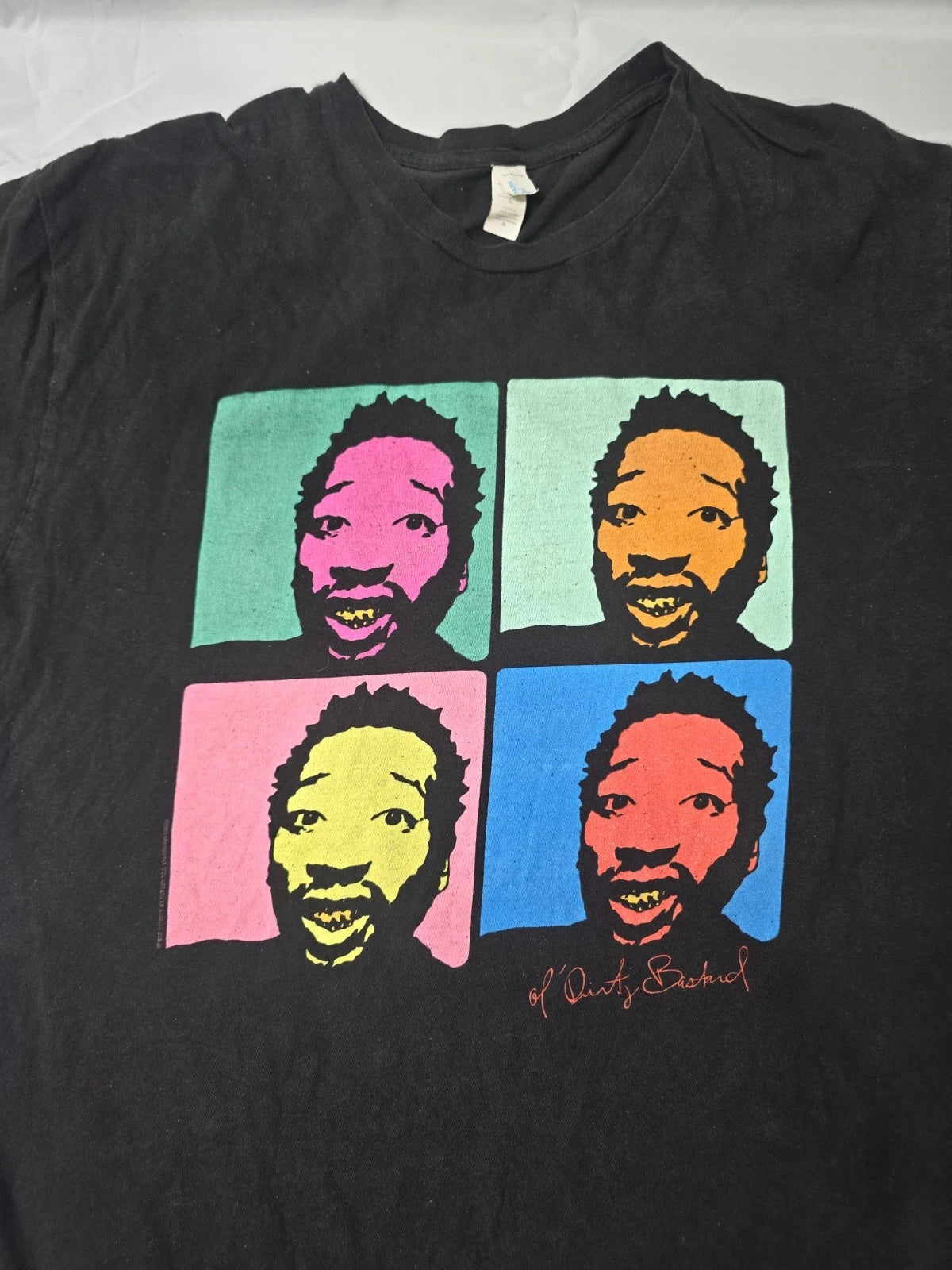Ol Dirty Bastard Wu Tang Clan Rap Pop Art Warhol Like 09 T-Shirt Size XL