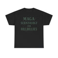 Gavin Newsom Maga: Scientology for Hillbillies cotton short sleeve Tee T-Shirt