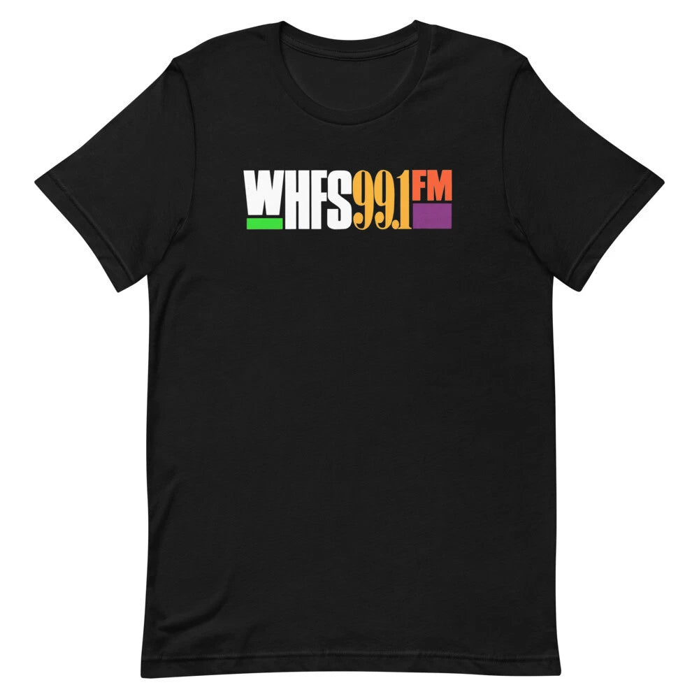 WHFS 99.1 Alternative Rock Radio Graphic Tee Shirt Unisex t-shirt