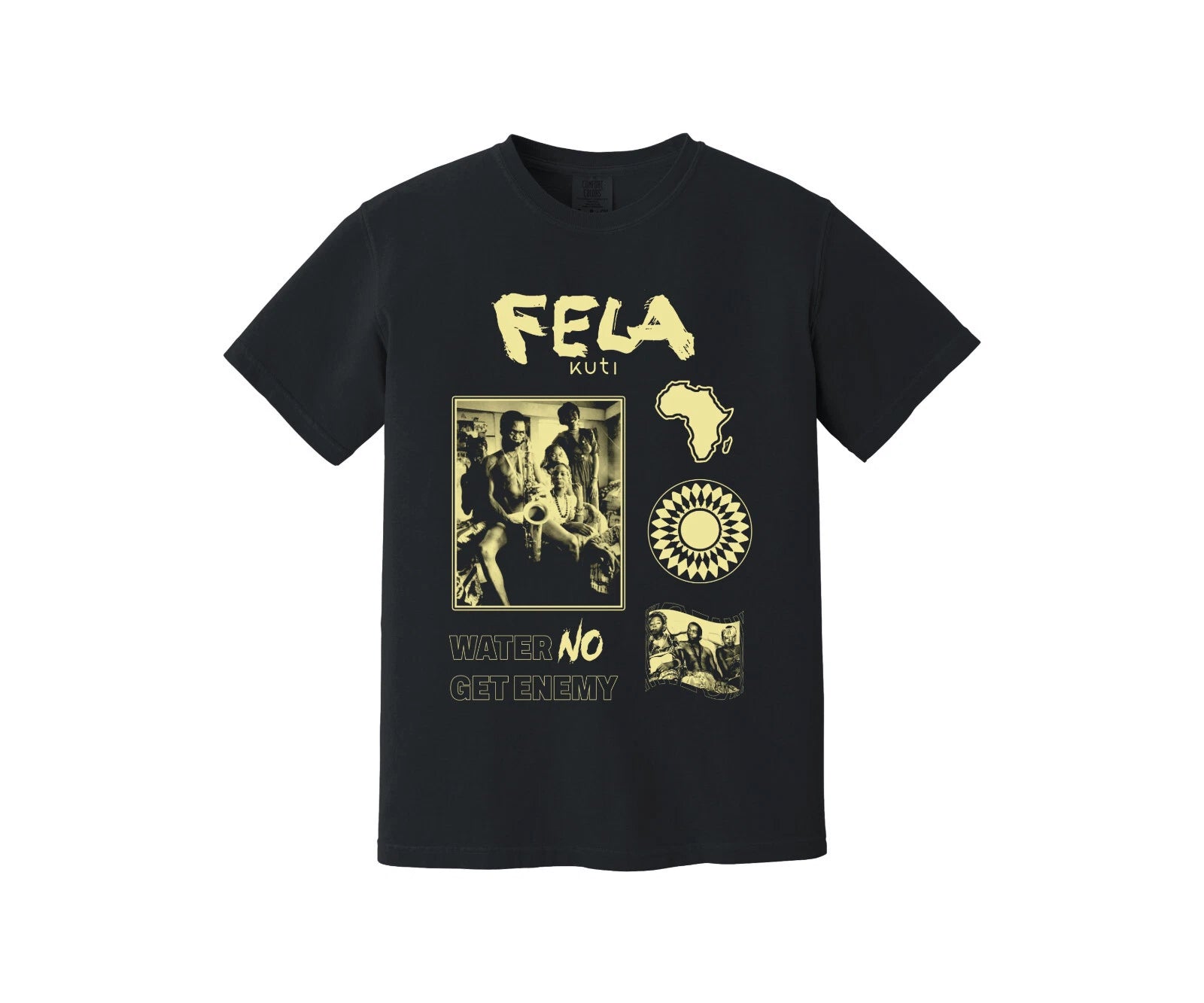 Water No Get Enemy Heavyweight Shirt - Afro beats AfroBeat - Fela Kuti - africa