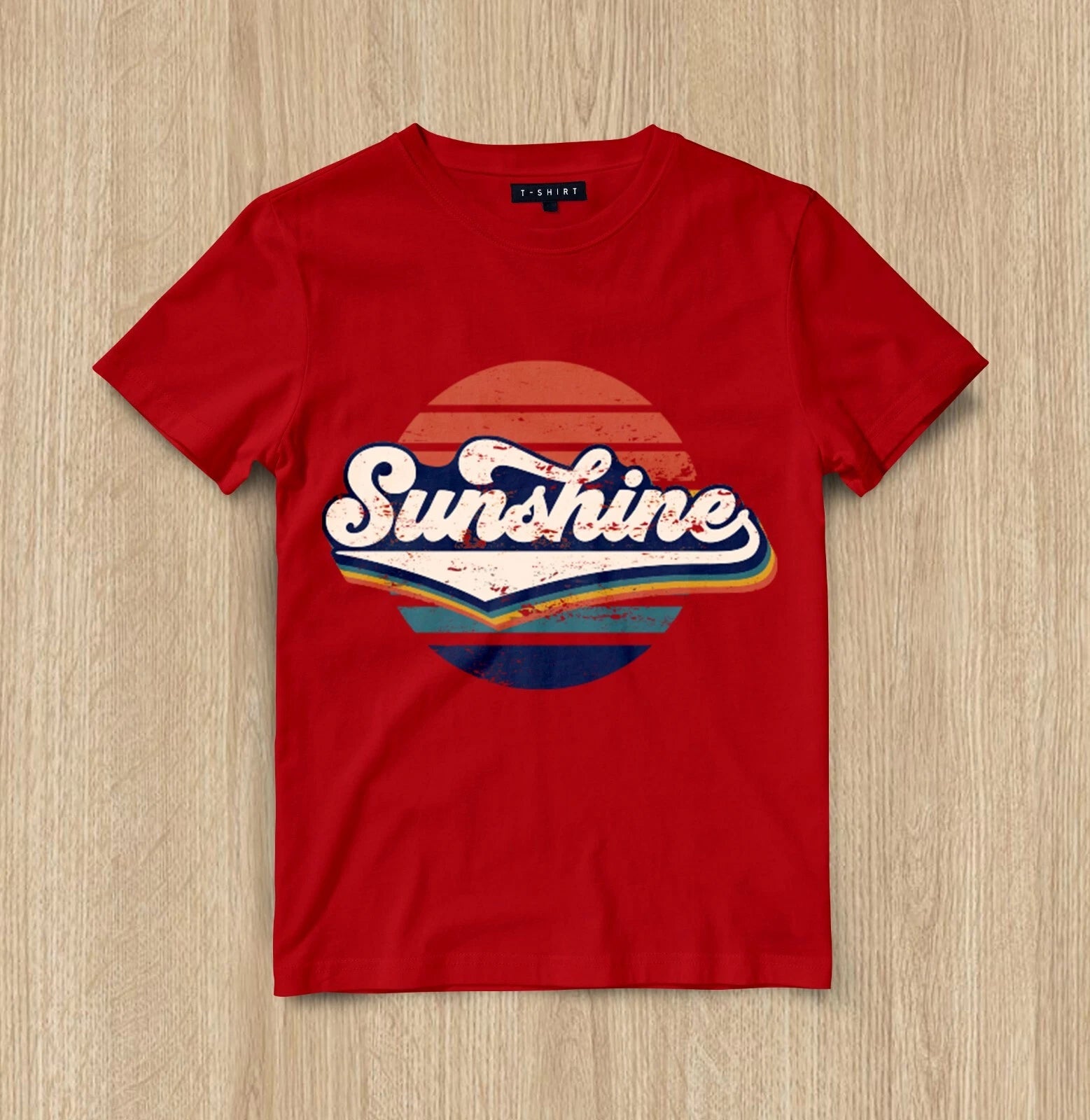 Custom Rise and Shine Graphic T-shirt Design Unisex Jersey Short Sleeve Tee