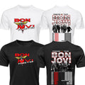 Inspired Bon Jovi Forever Tour T-Shirt Vintage Rock Band Concert Unisex Tee Tops