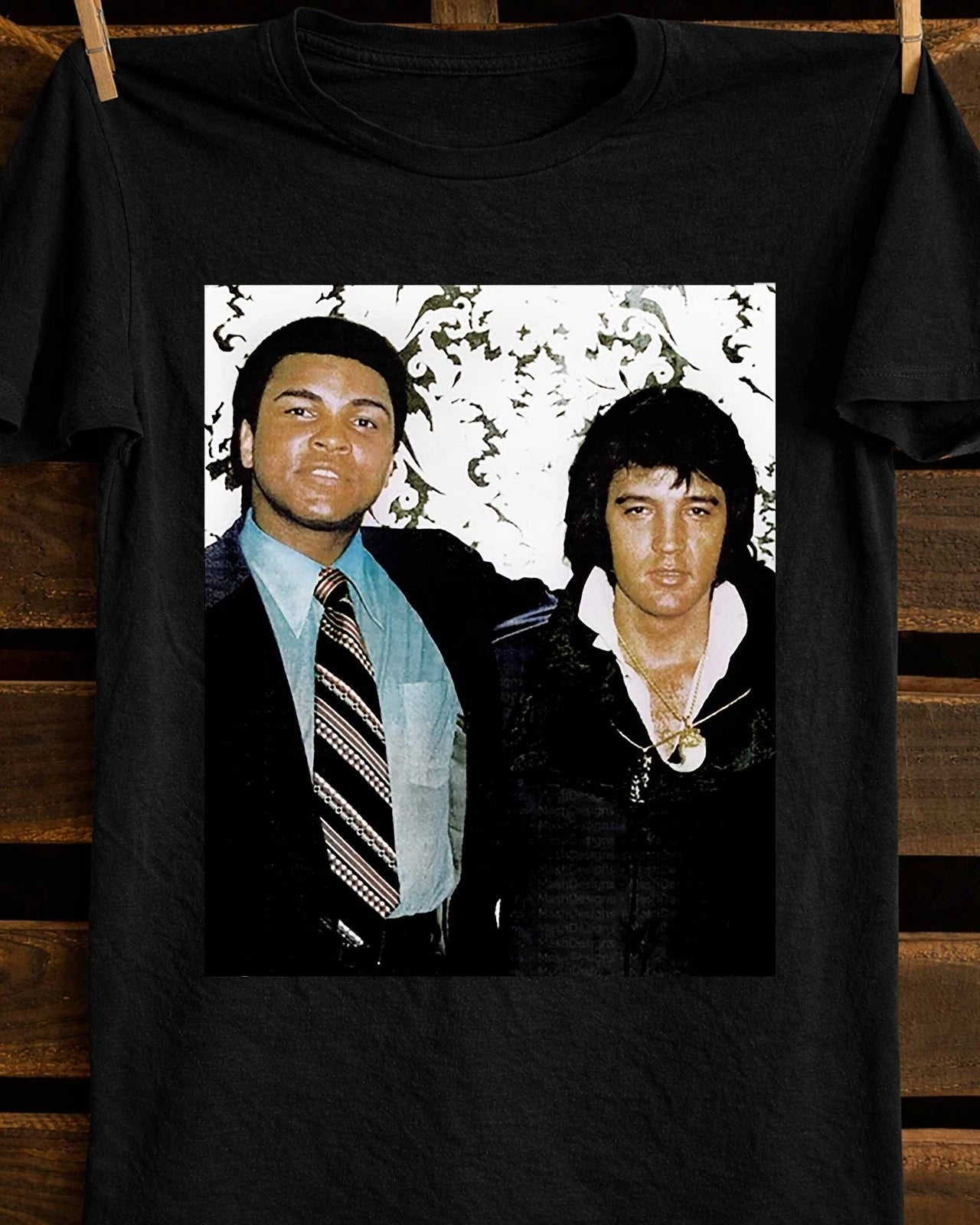 Elvis Presley T-Shirt- Elvis Presley and Muhammad Ali classic T-Shirt