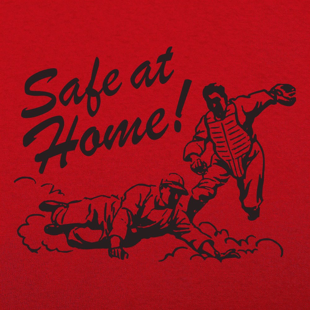 Safe at Home Baseball Player Sliding