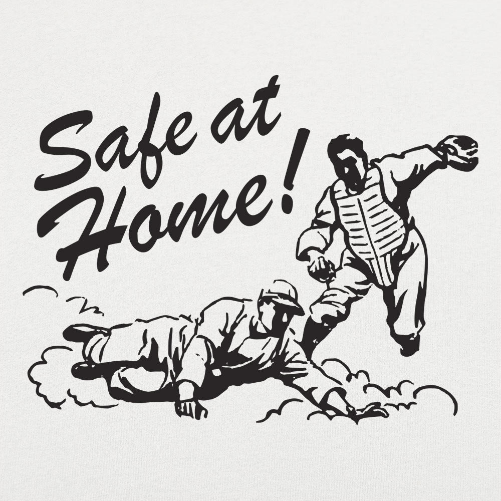 Safe at Home Baseball Player Sliding