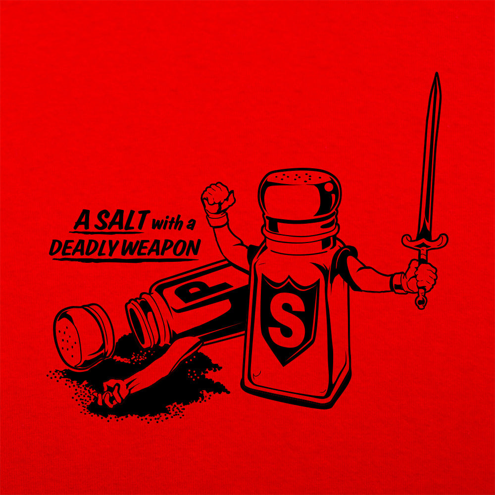 A Salt With a Deadly Weapon, Salt Shaker Wielding a Sword
