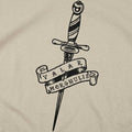 Valar Morghulis Dagger and Banner Tattoo Design