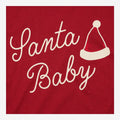 Santa Baby Retro Christmas Script with Santa Hat