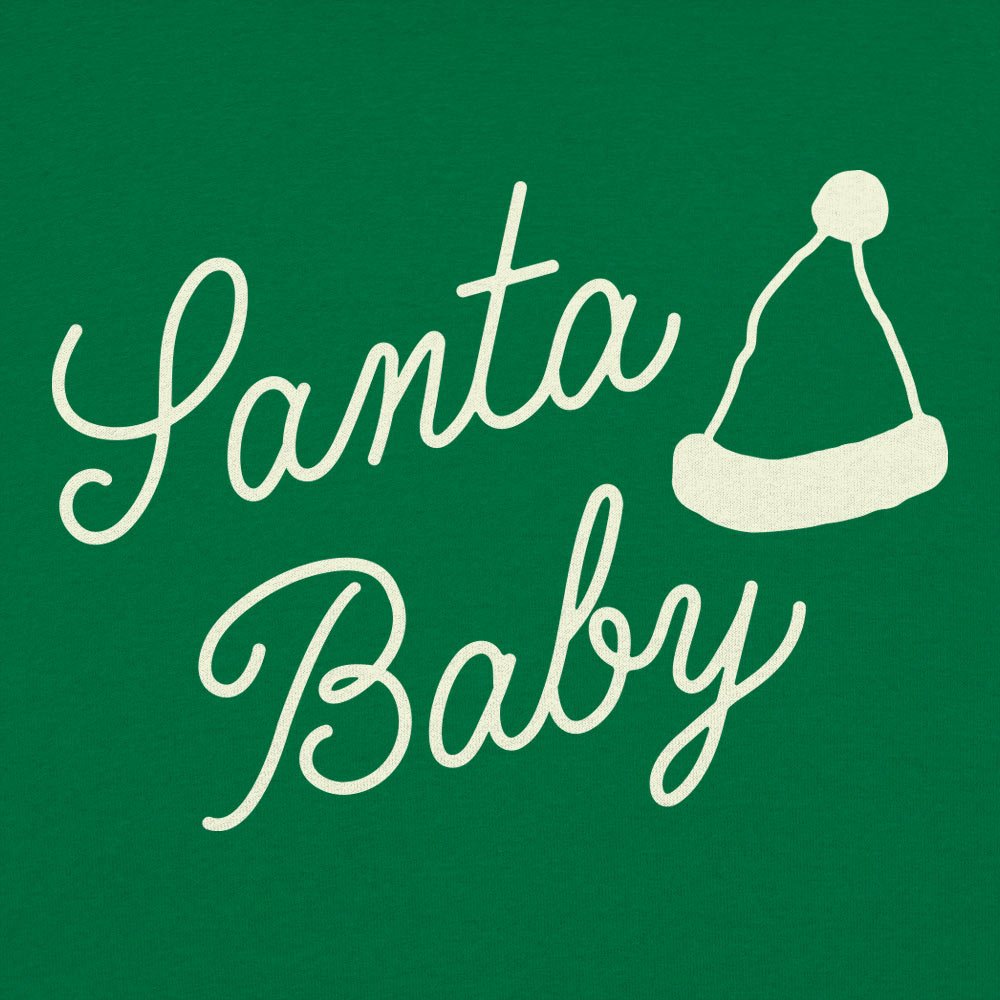 Santa Baby Retro Christmas Script with Santa Hat