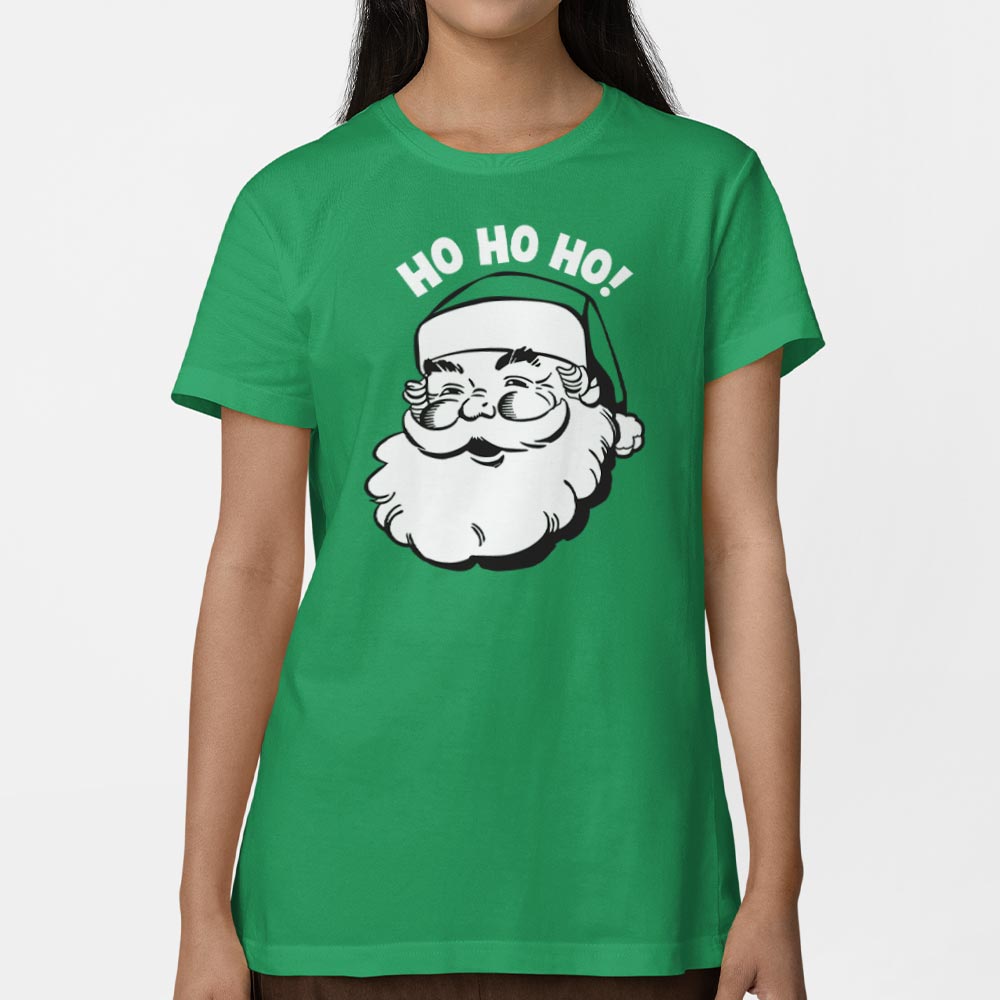 Santa Ho Ho Ho Vintage Jolly Santa Claus Face