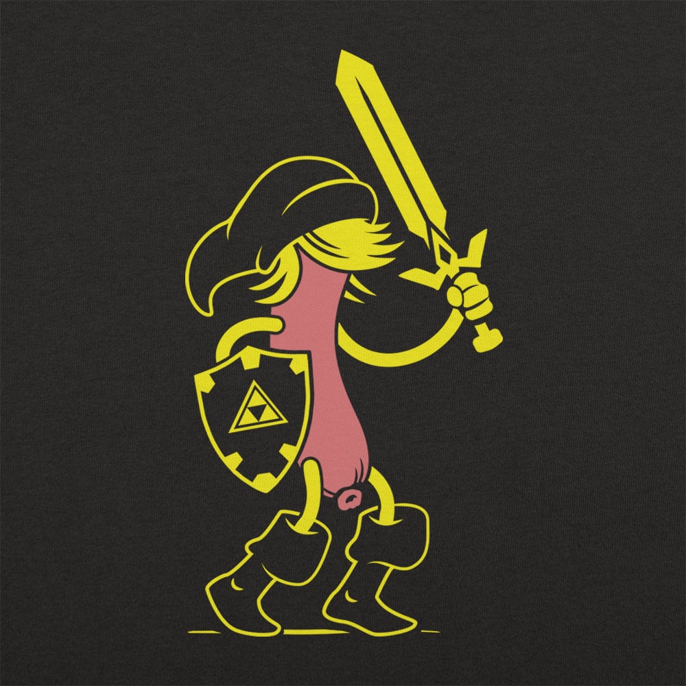 Sausage Link Heroic Sausage with Sword and Shield