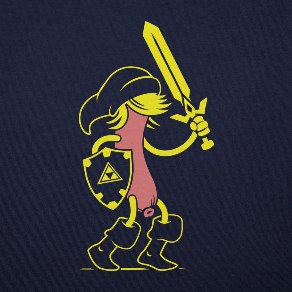 Sausage Link Heroic Sausage with Sword and Shield
