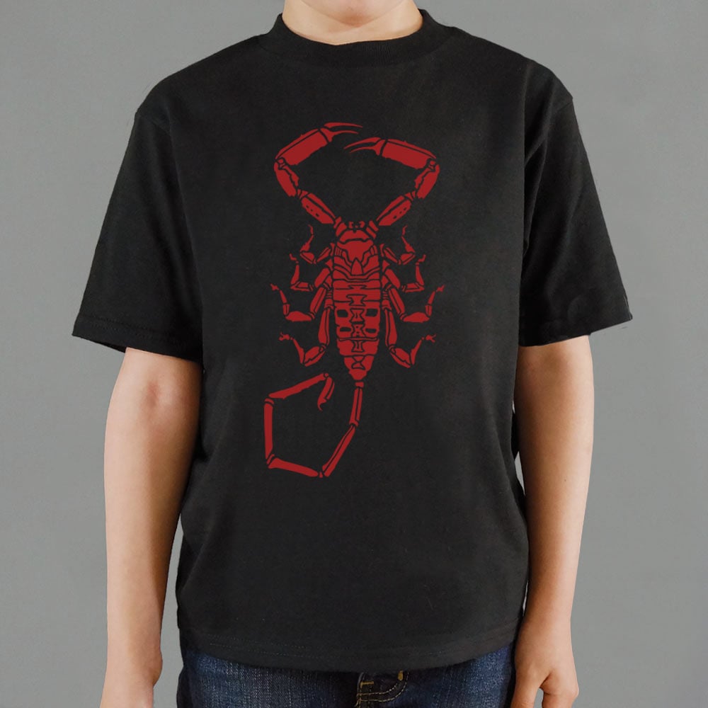 Scorpion - Red Scorpion Silhouette Design