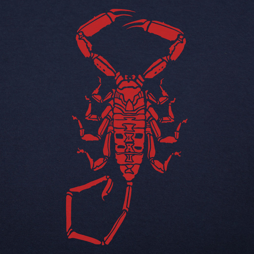 Scorpion - Red Scorpion Silhouette Design