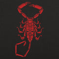 Scorpion - Red Scorpion Silhouette Design
