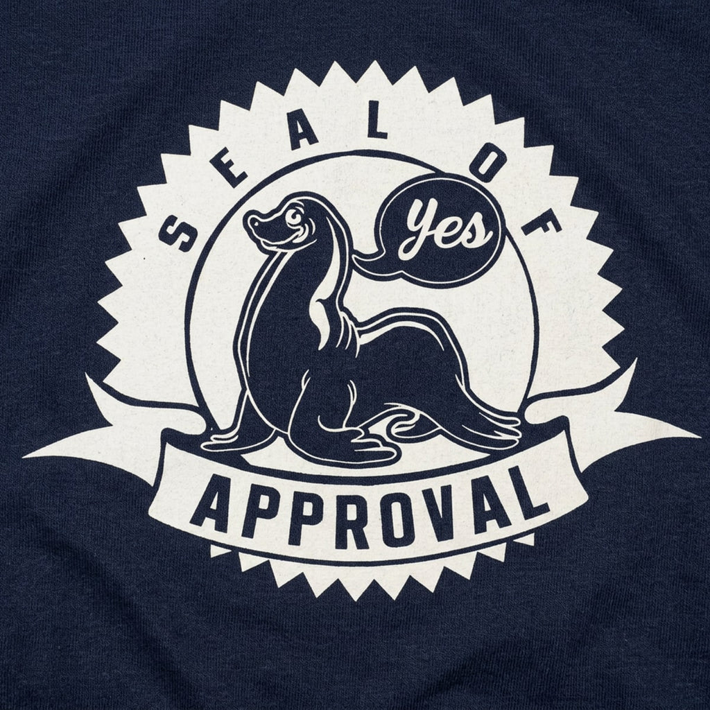 Seal Of Approval Badge with Seal Saying Yes