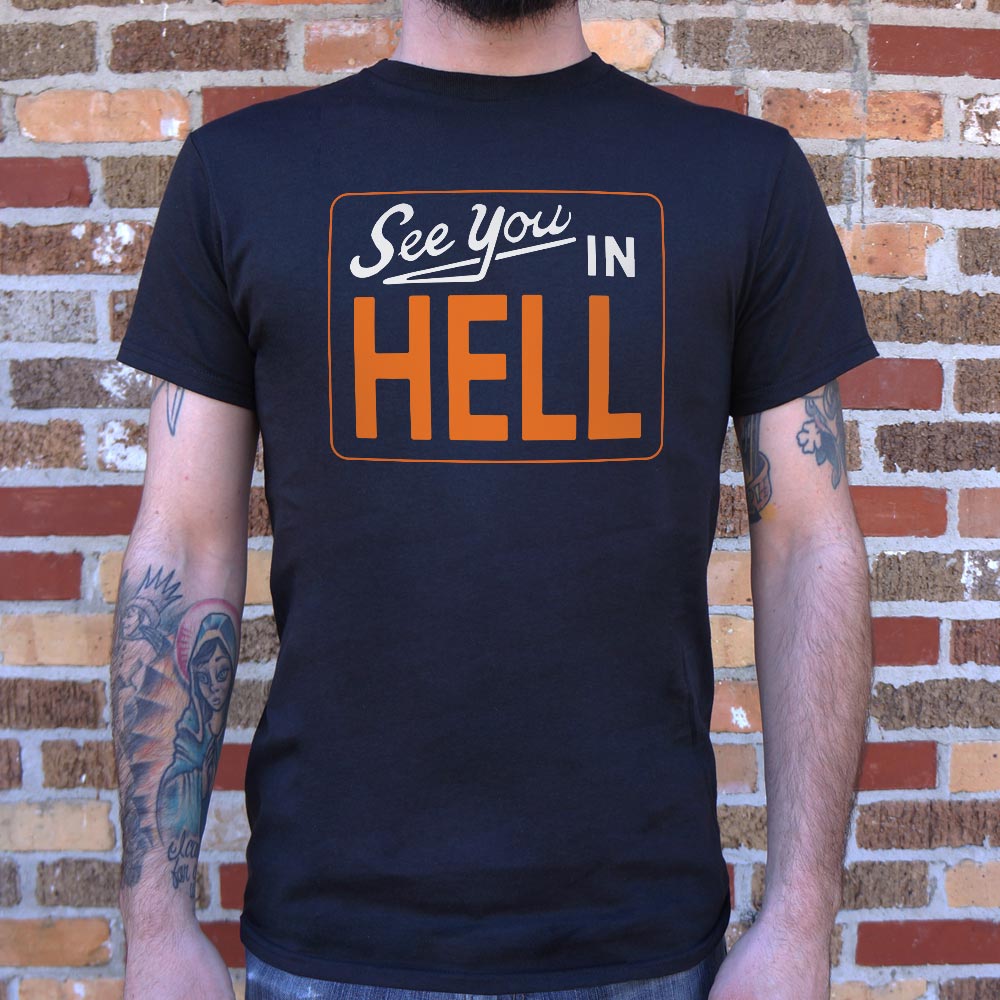 See You in Hell Retro Sign Design