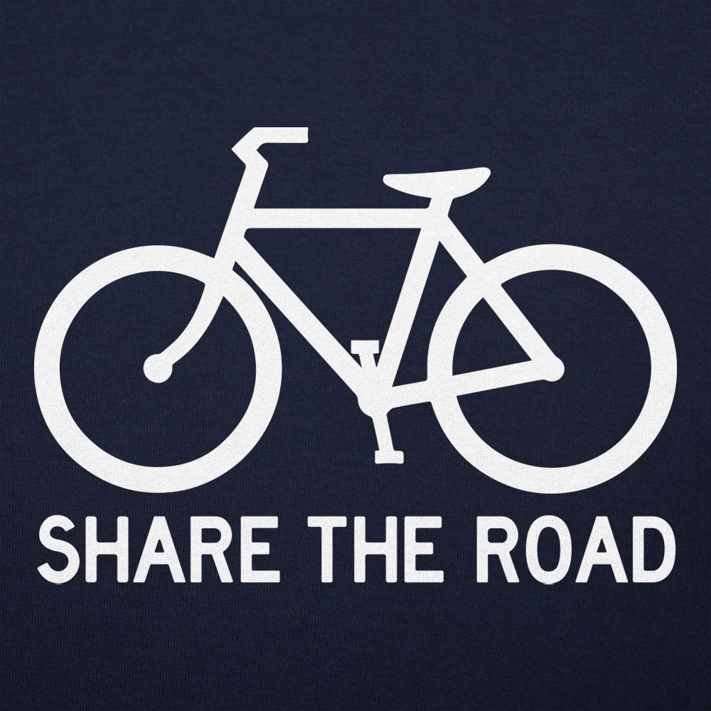 Share The Road Bicycle Silhouette