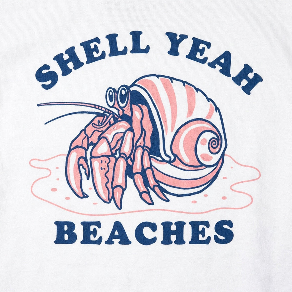 Shell Yeah Beaches Hermit Crab Pun