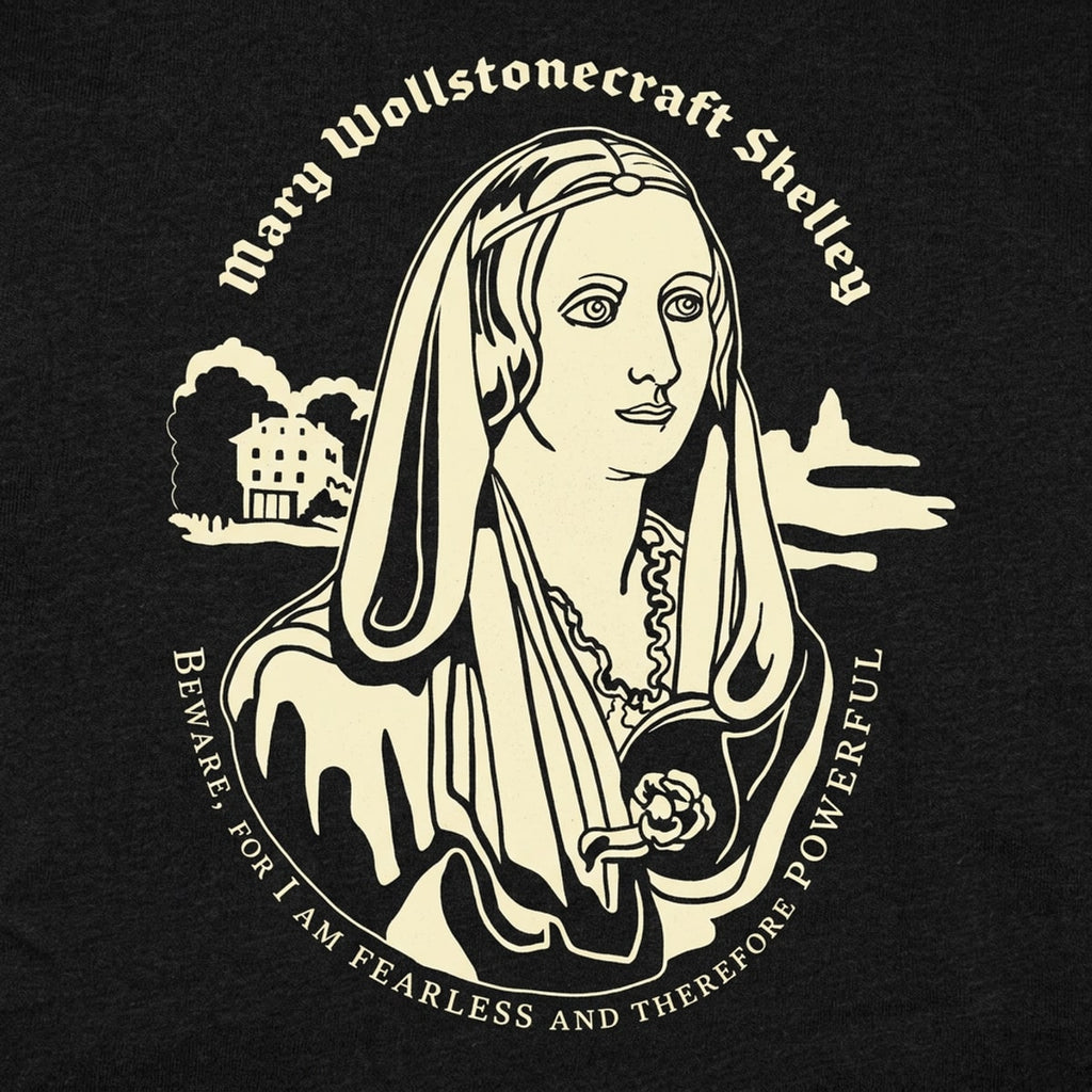 Mary Shelley Fearless and Powerful Quote Portrait