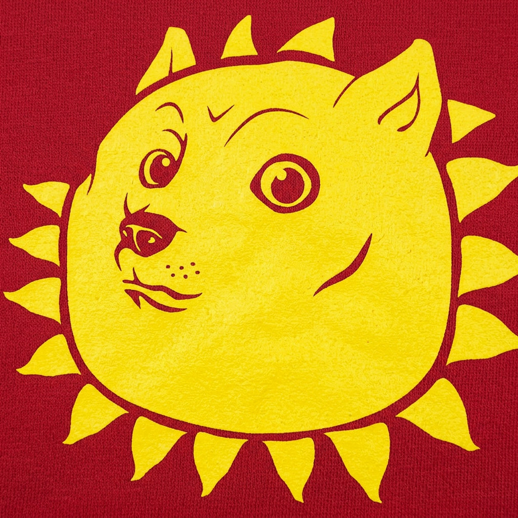 Shining Doge Meme Dog as the Sun