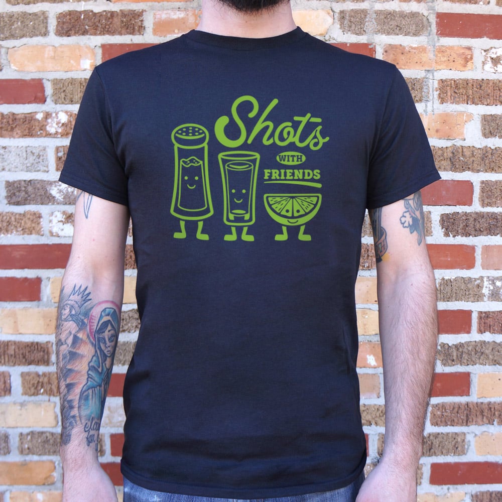 Shots With Friends Salt Shaker Lime and Shot Glass Characters