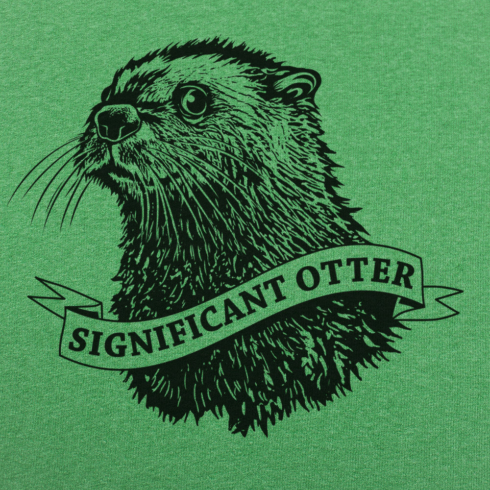 Significant Otter Cute Portrait Pun