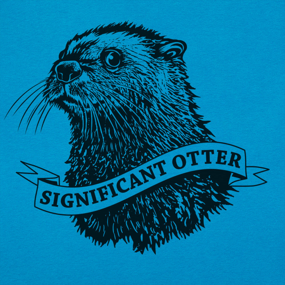 Significant Otter Cute Portrait Pun