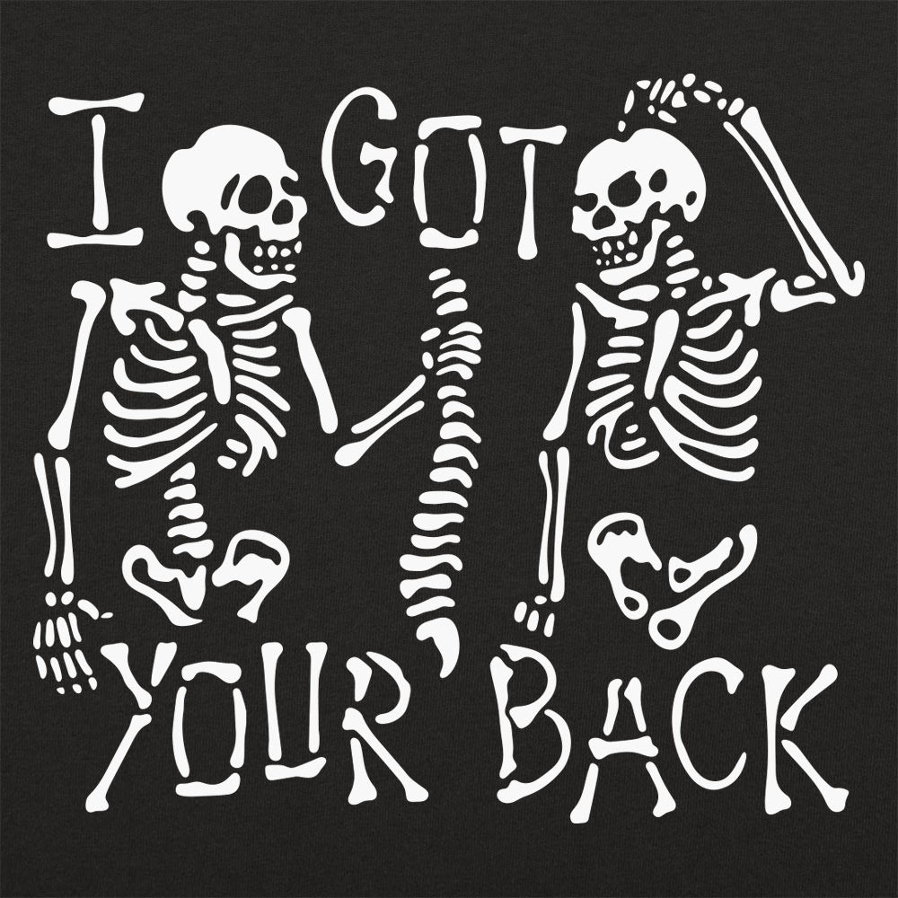 I Got Your Back Skeleton Spine Pun