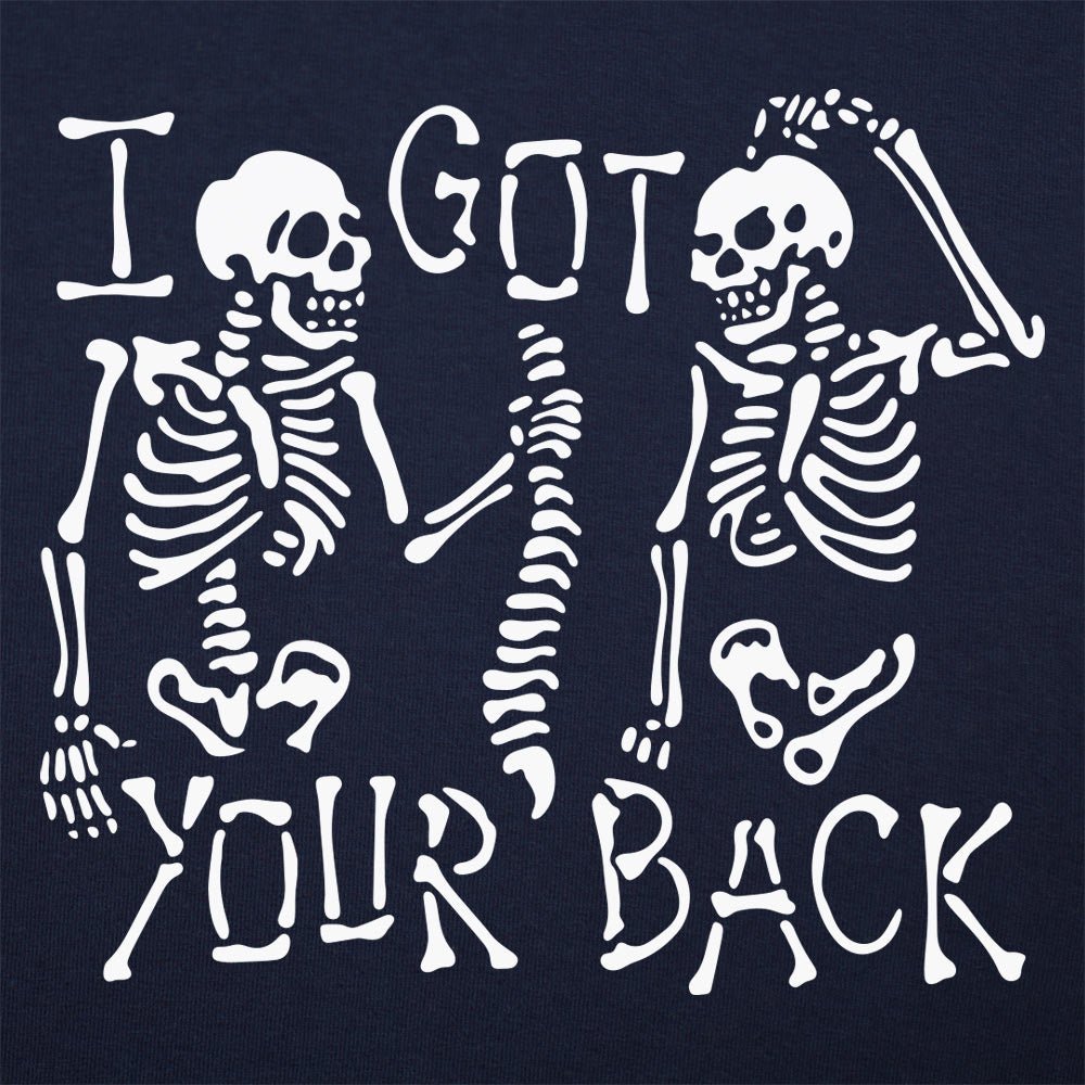 I Got Your Back Skeleton Spine Pun