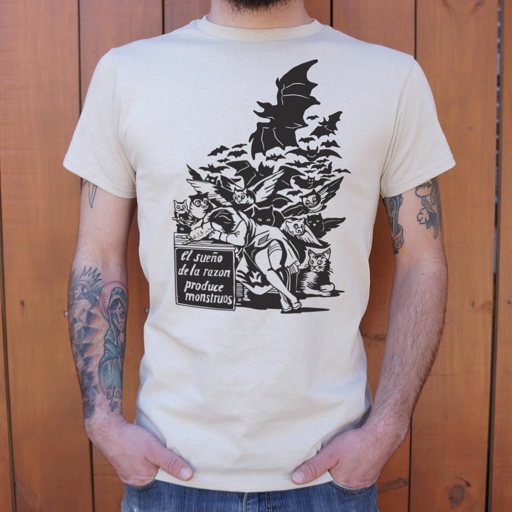 Sleep of Reason Produces Monsters, Goya Art with Owls and Bats