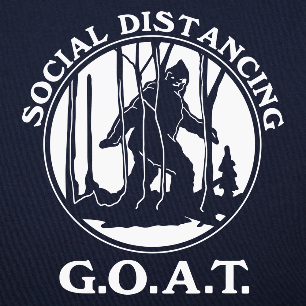 Social Distancing G.O.A.T. Bigfoot in the Woods