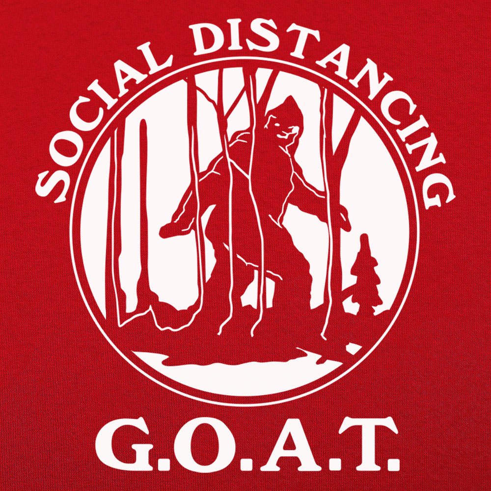 Social Distancing G.O.A.T. Bigfoot in the Woods