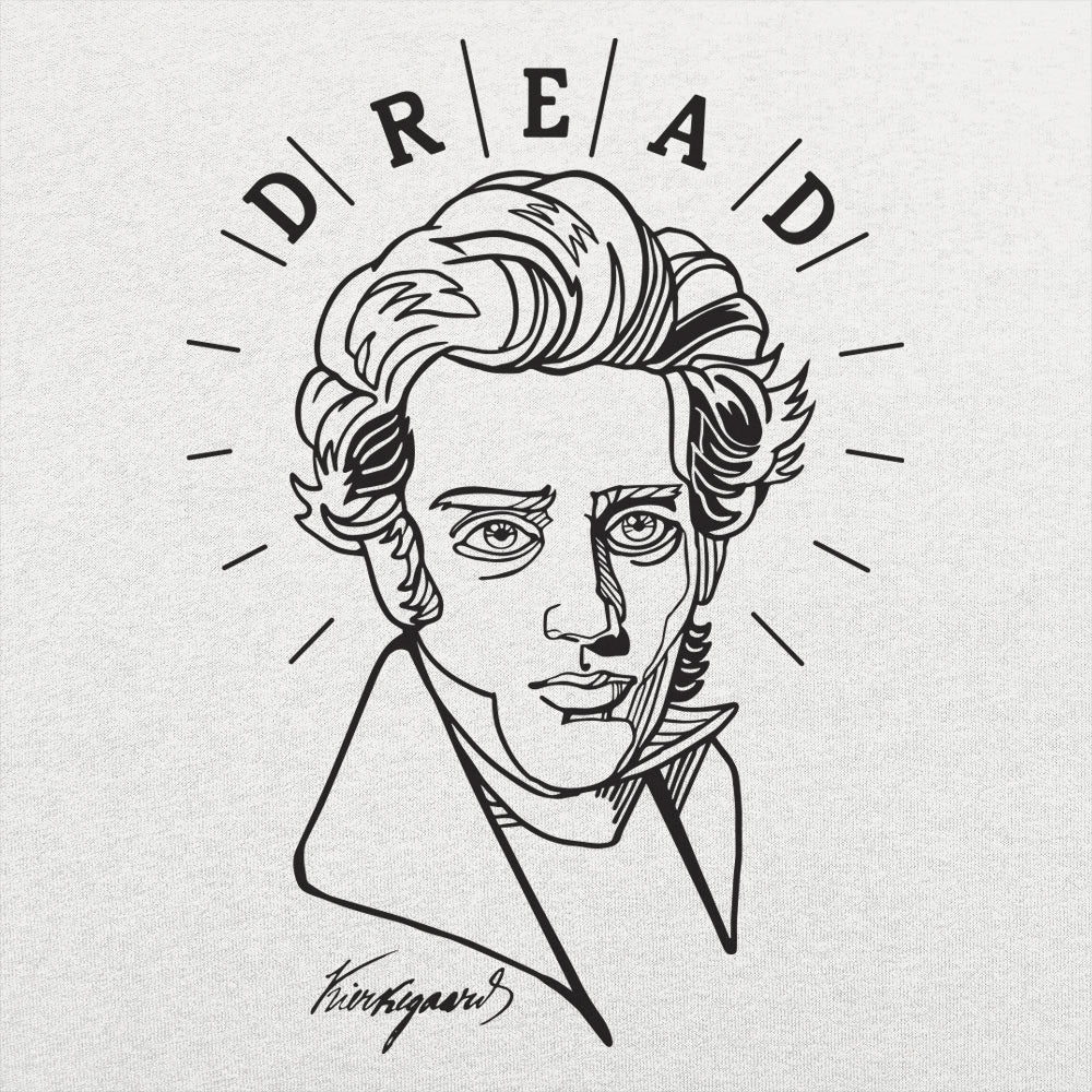 Kierkegaard Dread Portrait Illustration