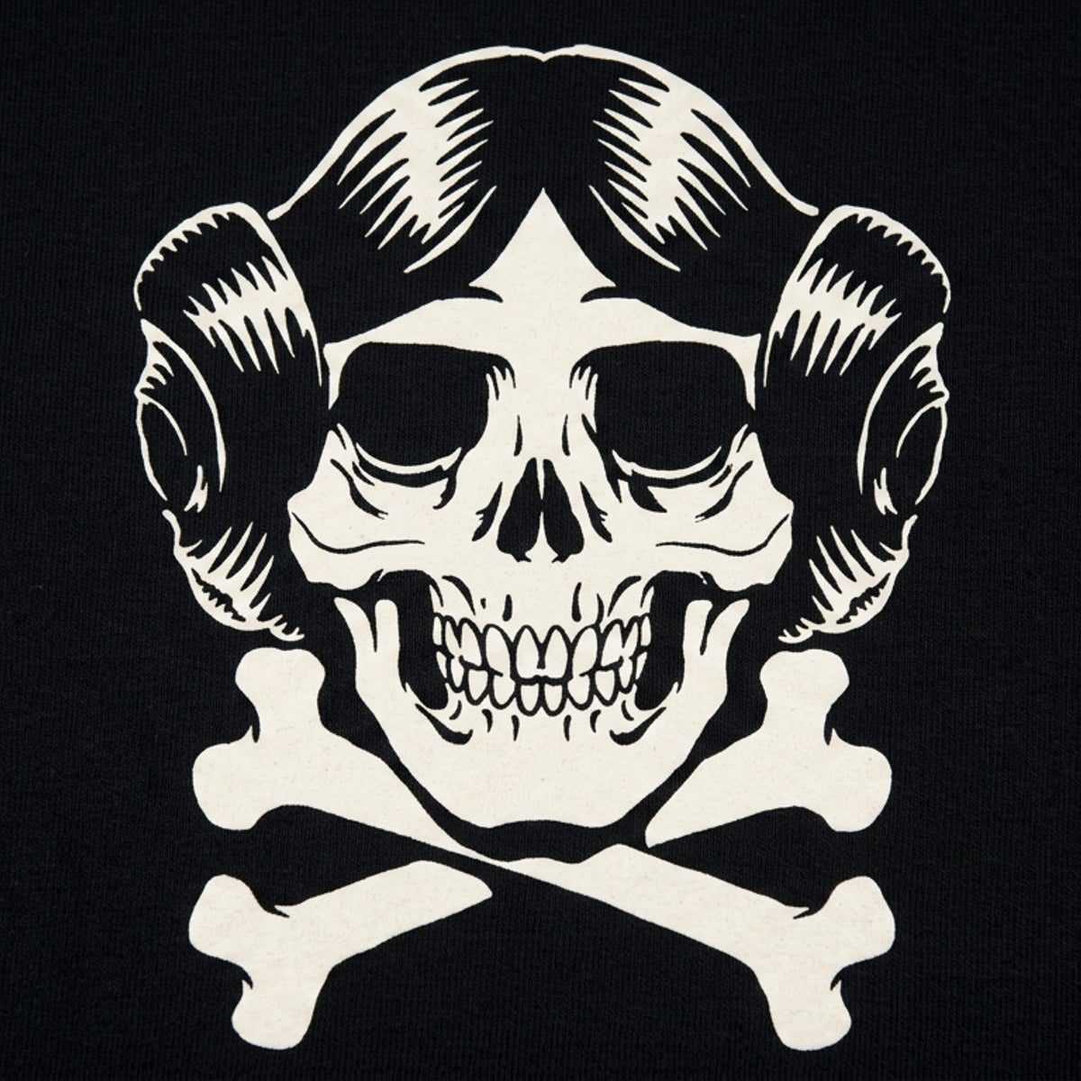 Space Princess Skull and Crossbones Graphic