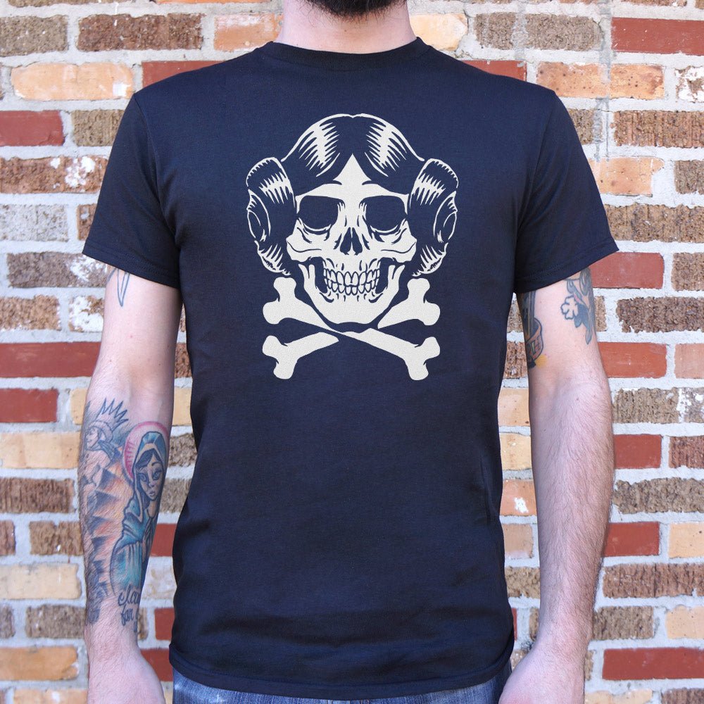 Space Princess Skull and Crossbones Graphic
