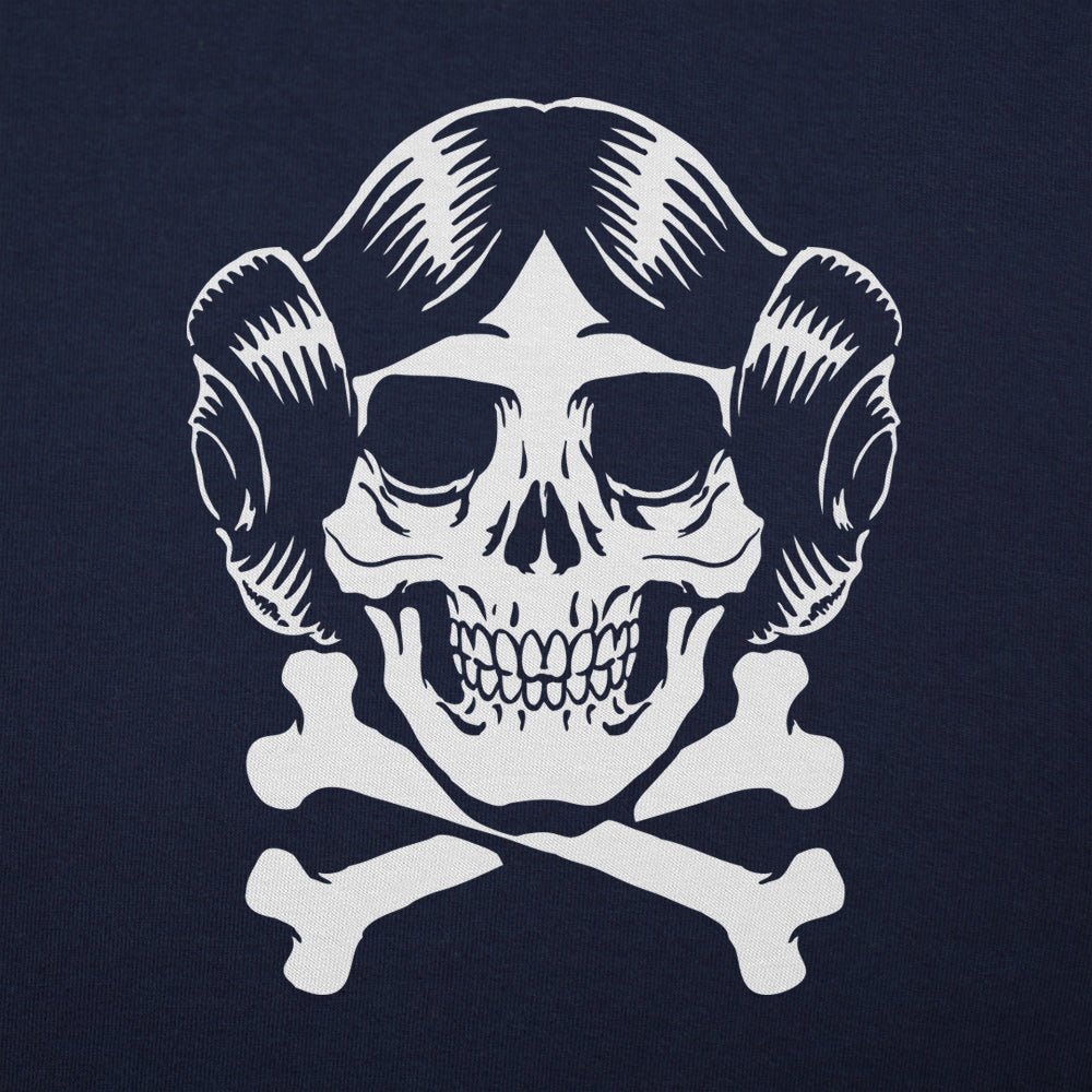Space Princess Skull and Crossbones Graphic