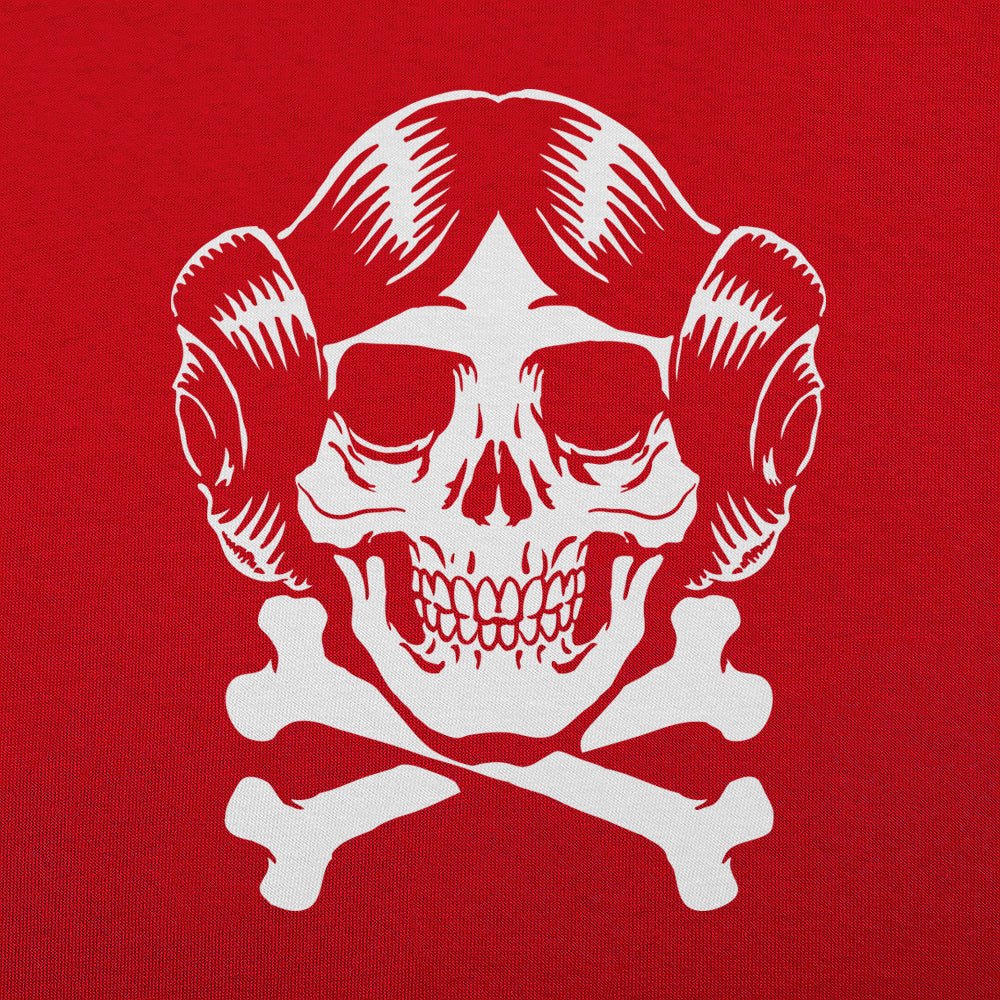 Space Princess Skull and Crossbones Graphic