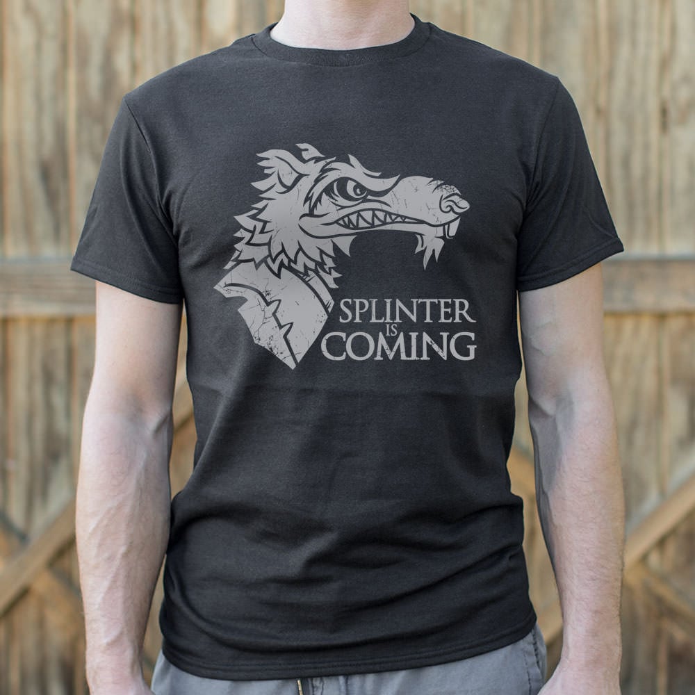 Splinter Is Coming Rat Sensei Wolf Crest Parody