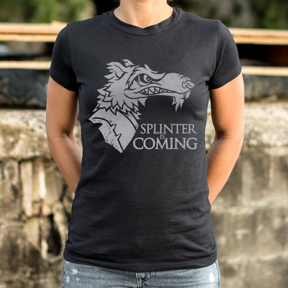 Splinter Is Coming Rat Sensei Wolf Crest Parody