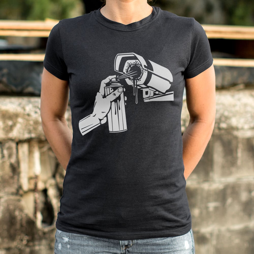 Spray Cam Painting Security Camera Lens