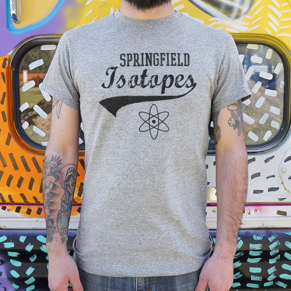 Springfield Isotopes Baseball Team Atom Logo