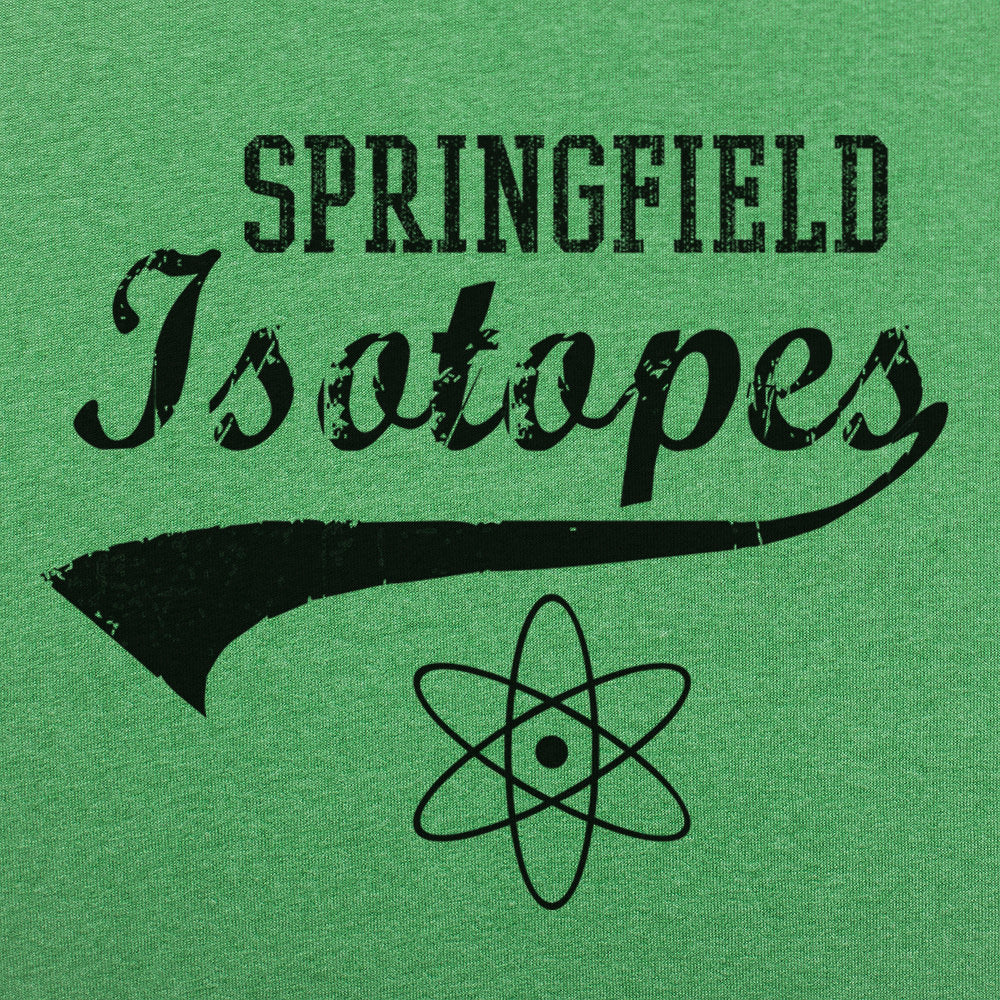 Springfield Isotopes Baseball Team Atom Logo