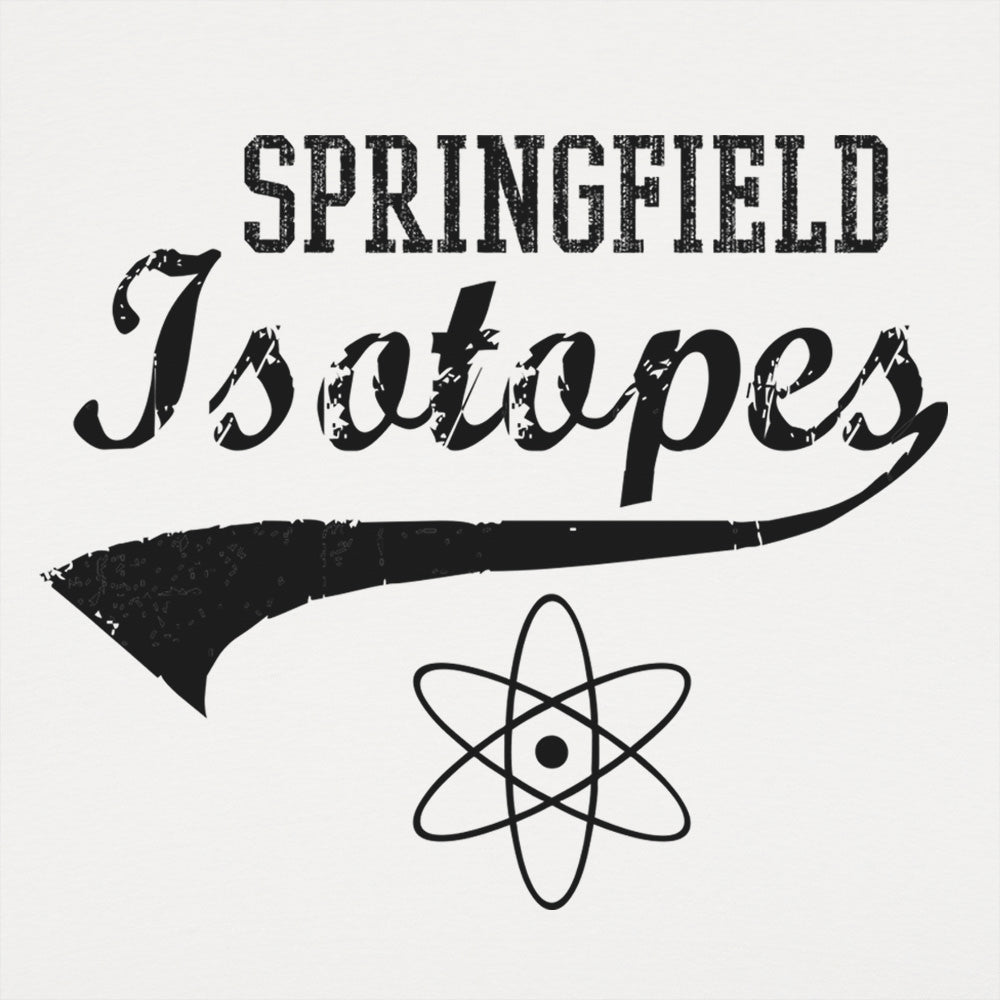 Springfield Isotopes Baseball Team Atom Logo
