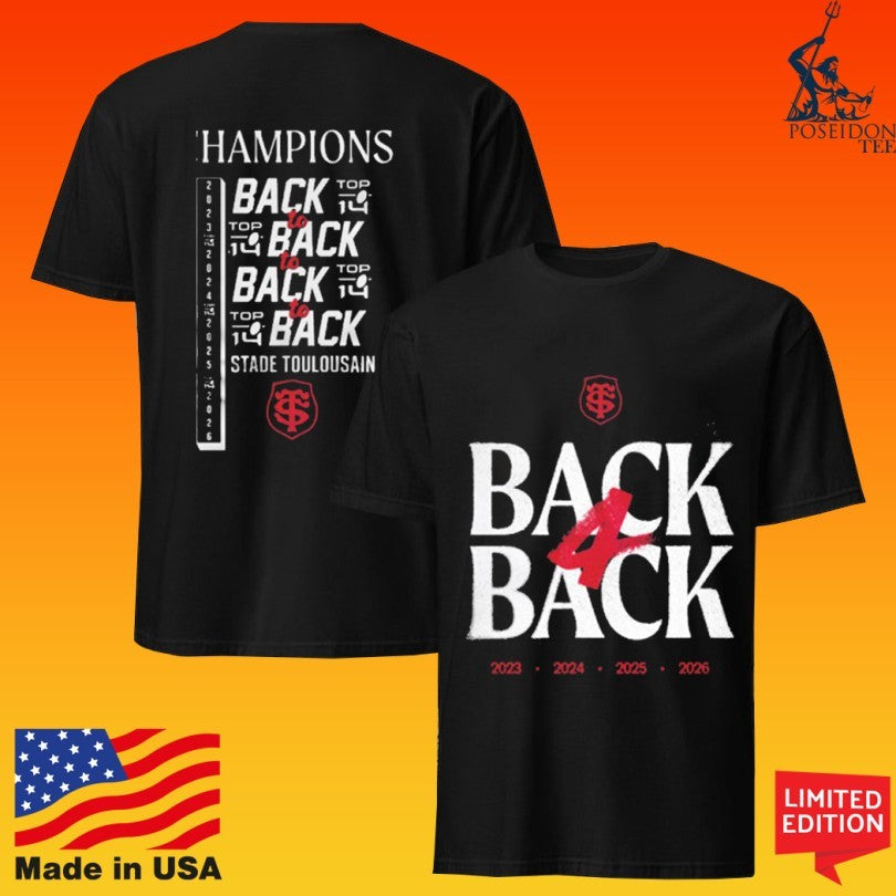 Stade Toulousain Back 4 Back 2026 T-shirt