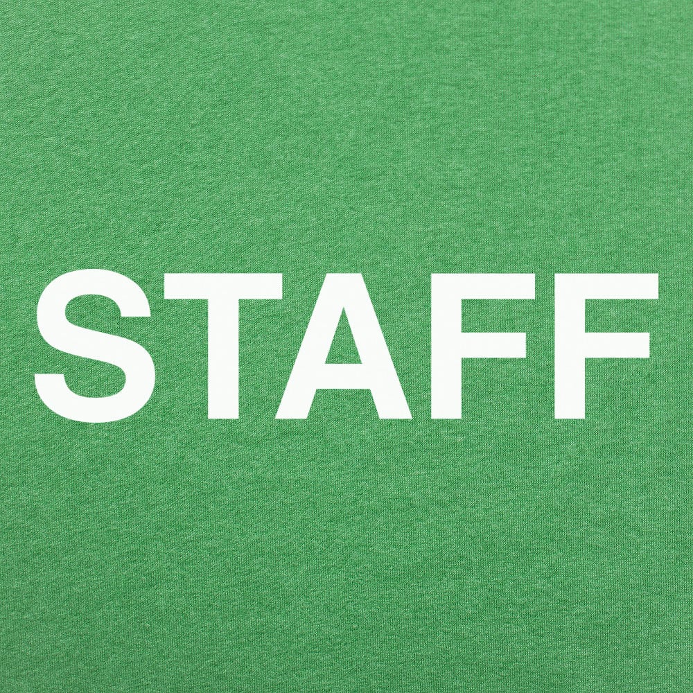 Staff Front and Back Print Event Security Crew Design